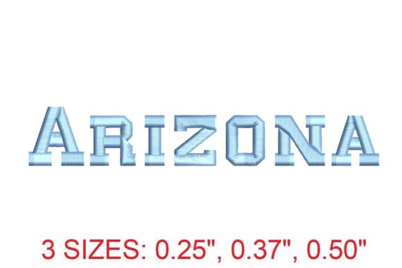 Arizona Font: Your Ticket to Creative Embroidery Brilliance