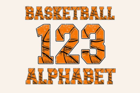 Basketball Alphabet Sports Varsity: Bold Team Designs