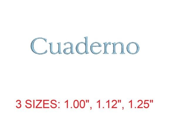 Cuaderno Embroidery Font: Elevate Your Stitching Projects