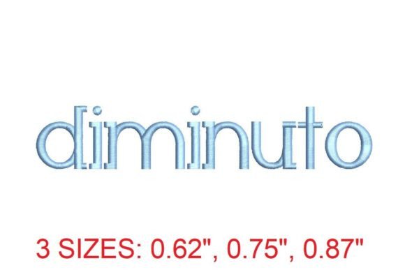 Diminuto RG Embroidery Font: Elevate Your Stitching