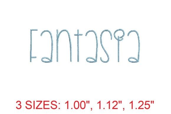 Discover the Magic of the Fantasia Embroidery Font