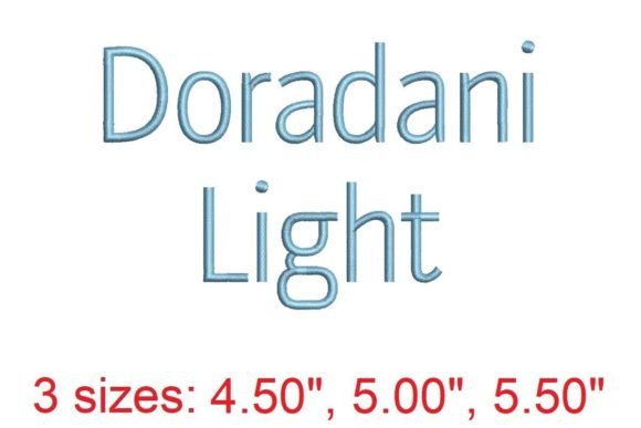Dorandani LT Embroidery Font: Elegant Monograms & More