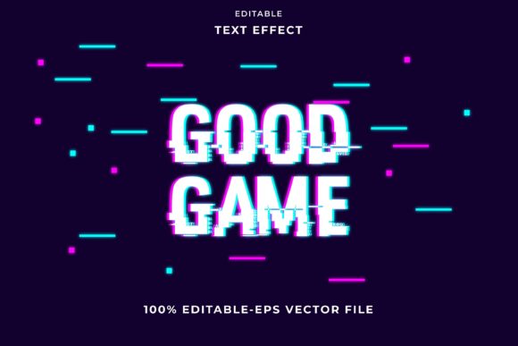 Editable Text Effect Good Game: Dynamic Typography