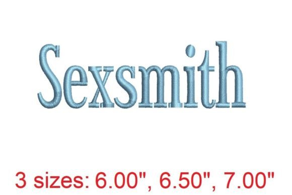 Elegant Embroidery: The Sexsmith Typeface