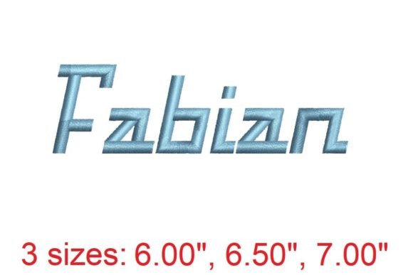 Fabian Embroidery Font: Creative Stitching Excellence
