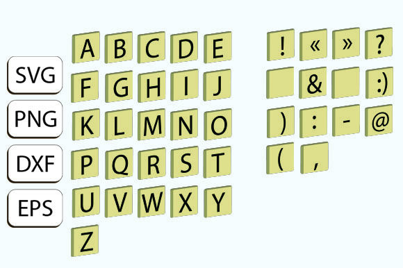 Font Inspired by Famous Letter Game