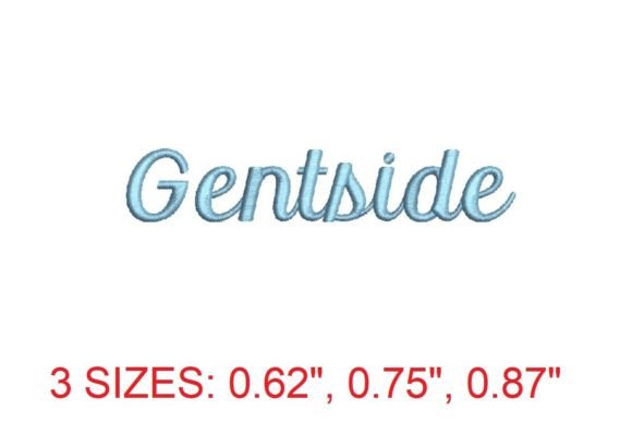 Gentside Embroidery Font: Timeless Elegance for Your Projects