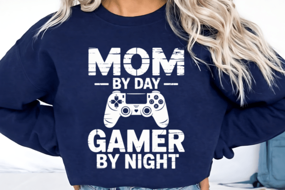 Mom By Day Gamer By Night PNG