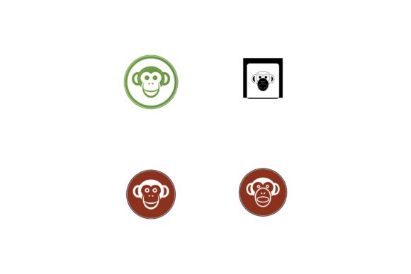 Monkey Logo: Bold Typography for Playful Branding