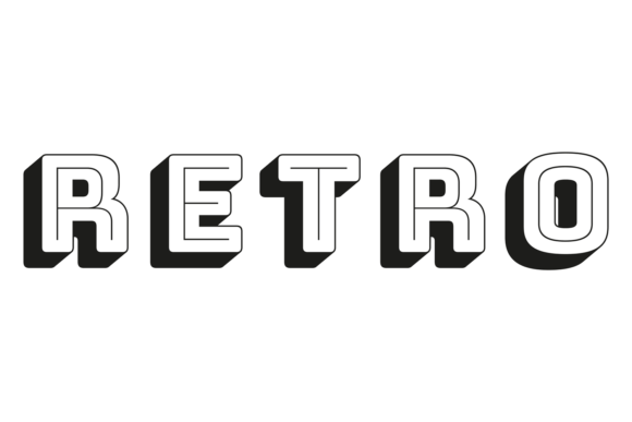 Retro Sign: Vintage Font for Old Game Design