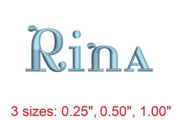 Rina Embroidery Font: Elegant & Versatile Stitching